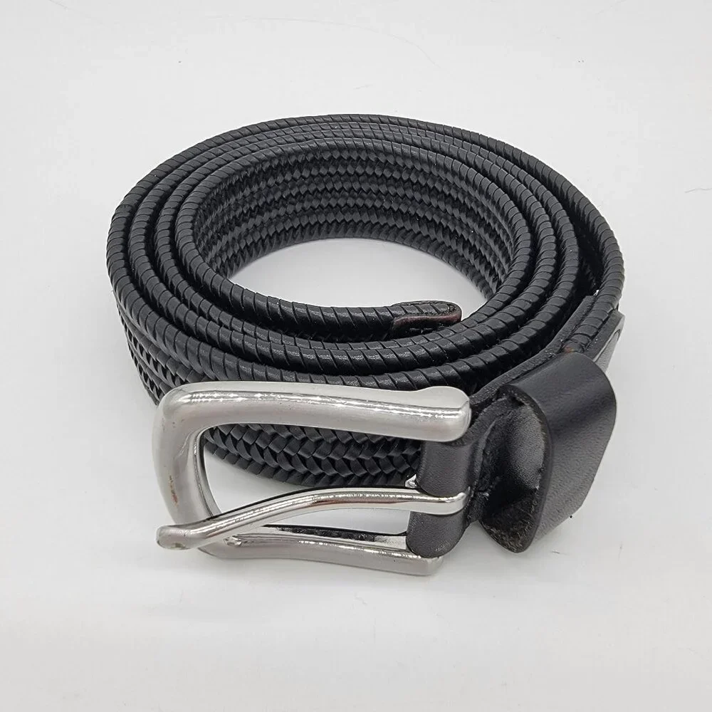 Goodfellow Belt Black Genuine Leather Dress Belt Classic Career‎